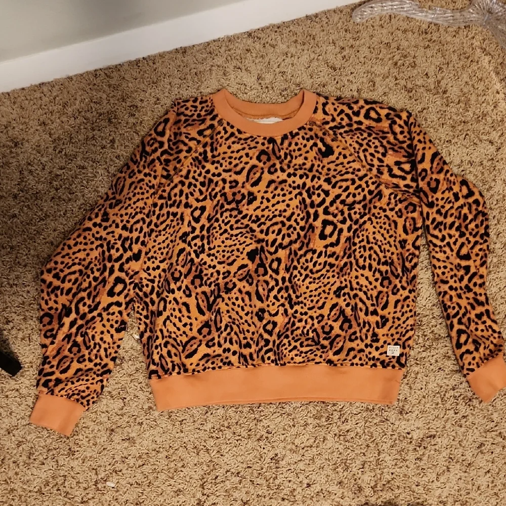 Billabong Cheetah Sweatshirt Sz S - Picture 1 of 3